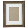 SKILCRAFT® Certificate/Photo Vinyl Frames, 8-1/2" x 11", Walnut, Pack Of 12 Frames (AbilityOne 7105014089957)