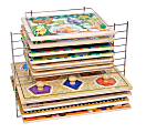 Melissa & Doug Deluxe Wire Puzzle Rack