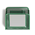 U Brands® Magnetic Locker Mesh Cup With Mirror, 5”H x 4-3/4”W x 2-7/16”D, Sage 1 thumbnail image