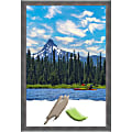 Amanti Art Dixie Gray Rustic Wood Picture Frame, 26" x 38", Matted For 24" x 36" 1 thumbnail image