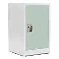 Alpine AdirOffice 1-Tier Steel Lockers, 24"H x 15"W x 15"D, Misty Green, Pack Of 4 Lockers 1 thumbnail image