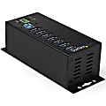 StarTech.com 7 Port USB Hub w/ Power Adapter - Metal Industrial USB 3.0 Data Hub - Din Rail, Wall & Desk Mountable USB 3.1 Gen 1 5Gbps Hub