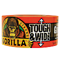 Gorilla® Duct Tape, 3" Core, 3" x 30 Yd., Black