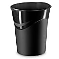 CEP CepPro Polypropylene Cone Waste Bin, 3.7 Gallons, Black 1 thumbnail image