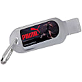 Custom Antibacterial Gel Hand Sanitizer With Carabiner, Fragrance Free, 2 Oz 1 thumbnail image