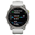 Garmin epix (Gen 2) Sapphire Edition Smartwatch With 47 mm Band, White Titanium