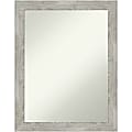 Amanti Art Narrow Non-Beveled Rectangle Framed Bathroom Wall Mirror, 27-1/2” x 21-1/2”, Dove Graywash 1 thumbnail image