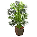 Nearly Natural Paradise Palm 36”H Artificial Tree With Decorative Planter, 36”H x 22”W x 17”D, Green