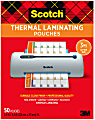 Scotch™ Thermal Laminating Pouches TP3854-50, 8-7/8" x 11-3/4", Clear, Pack Of 50 Laminating Sheets