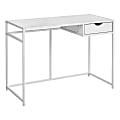 Monarch Specialties Riva 43"W Computer Desk, White 1 thumbnail image
