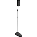 Sanus Home Theater Series Adjustable Speaker Stand - Height Adjustable 26-39" - Black - 4 lb Load Capacity - 26" Height x 6.5" Width x 11.8" Depth - Steel - Black