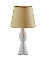 Adesso Simplee Everest Table Lamp, 25-1/2”H, Natural Shade/White Base 1 thumbnail image