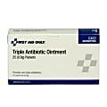 First Aid Only Triple Antibiotic Ointment, 0.9-Oz Packets, Box Of 25 Packets 1 thumbnail image