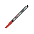 Sharpie® Pens, Fine Point, 0.5 mm, Gray/Red/Black Barrel, Red Ink 1 thumbnail image