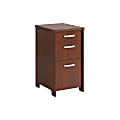 Bush Business Furniture Envoy 20"D Vertical 3-Drawer Pedestal Cabinet, Hansen Cherry, Standard Delivery