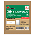 SKILCRAFT® 100% Recycled Inkjet/Laser Address Labels, Rectangle, 1" x 2 5/8", White, Box Of 250 Sheets (AbilityOne 7530-01-578-9290) 1 thumbnail image