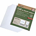 SKILCRAFT® 100% Recycled Inkjet/Laser Shipping Labels, Rectangle, 3 1/3" x 4", White, Pack Of 100 (AbilityOne 7530-01-578-9294) 1 thumbnail image