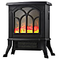Comfort Glow® The Sanford™ 1,500-Watt Freestanding Electric Stove With Real Flame Look, 15-3/8” x 9-3/8”, Matte Black 1 thumbnail image