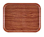 Cambro Camtray Rectangular Serving Trays, 14" x 18", Country Oak, Pack Of 12 Trays 1 thumbnail image