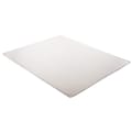 Deflecto ExecuMat Chair Mat For High-Pile Carpet, Rectangular, 46" x 60", Clear