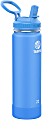 Takeya Actives Insulated Water Bottle With Straw Lid, 22 Oz, Cobalt 1 thumbnail image