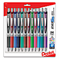 Pentel® EnerGel™ RTX Retractable Liquid Gel Pens, Medium Point, 0.7 mm, Assorted Colors, Pack Of 12 Pens 1 thumbnail image