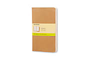 Moleskine Cahier Journals, 5" x 8-1/4", Kraft Brown, Set Of 3 Journals 1 thumbnail image