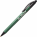 SKILCRAFT® Bio-Write® Retractable Pens, Medium Point, Black Ink, Pack Of 12 (AbilityOne 7520-01-578-9305) 1 thumbnail image