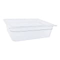 Cambro 1/2 Size Camwear Food Pan, 4" x 10" x 13", Clear 1 thumbnail image