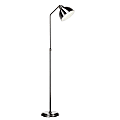 OttLite® Covington LED Floor Lamp, 60"H, Brushed Nickel