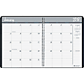 SKILCRAFT® Large Monthly Appointment Planner, 8 1/2" x 11", Black, January to December 2018