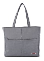 Swiss Mobility Women's Sterling Tote Bag With 15.6" Laptop Pocket, Gray