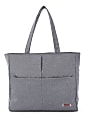 Swiss Mobility Women's Sterling Tote Bag With 15.6" Laptop Pocket, Gray 1 thumbnail image