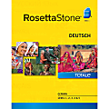The Rosetta Stone German Level 1, 2, 3, 4 & 5 Set - (v. 4) - license - up to 2 computers, up to 5 household users - download - Win