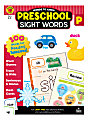 Brighter Child Words To Know Workbook, Sight Words, Preschool