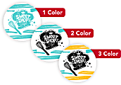 Custom 1, 2 Or 3 Color Printed Labels/Stickers, Round, 1-3/8" , Box Of 250 1 thumbnail image