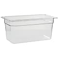 Cambro Camwear Polycarbonate 1/3 Size Food Pans, Clear, Pack Of 6 Pans 1 thumbnail image