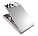 Saunders® Redi Rite™ Form Holder With Calculator, 8 1/2" x 12", 89% Recycled, Silver