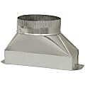 Deflecto 6" Galvanized Round Transition For Ranges, Silver, DGT36 1 thumbnail image