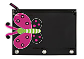 Office Depot® Brand 3-Ring PVC Pencil Pouch, 7-1/2" x 10", Butterfly 1 thumbnail image