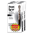 Pentel® ICY Multipurpose Automatic Pencils, 0.5 mm, Transparent Smoke Barrels, Pack Of 24
