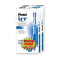 Pentel® ICY Multipurpose Automatic Pencils, 0.7 mm, Transparent Blue Barrels, Pack Of 24