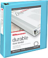 Office Depot® Brand 49% Recycled Durable View Round-Ring Binders, 2" Round Rings, Light Blue 1 thumbnail image