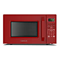 Farberware 1000W Compact Countertop Microwave Oven, 1.1 Cu. Ft., Red, Total Qty 1 1 thumbnail image