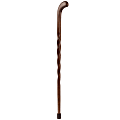 Brazos Walking Sticks™ Twisted Pistol-Grip Walnut Walking Cane, 40", Natural 1 thumbnail image