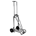 Stebco Luggage Cart - Telescopic Handle - 250 lb Capacity - 6" Caster Size - Steel - 15.5" Width x 19" Depth x 44.5" Height - Steel Frame - Chrome 1 thumbnail image