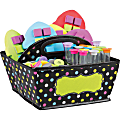 Teacher Created Resources Chalkboard Brights Storage Caddy - 6" Height x 9" Width9" Length - Multi - 1 Each 1 thumbnail image