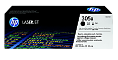 HP 305X Black High Yield Toner Cartridge, CE410X