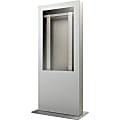 Peerless-AV Portrait Kiosk Enclosure fits Most 42" Displays Up to 4" (101mm) Thick - Up to 42" Screen Support - 75 lb Load Capacity - Flat Panel Display Type Supported28" Width - Silver