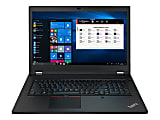 Lenovo ThinkPad P17 Gen 1 20SN004SUS 17.3" Mobile Workstation - Full HD - Intel Xeon W-10855M Hexa-core 6 Core 2.80 GHz - 32 GB RAM - 512 GB SSD - Black - Windows 10 Pro for Workstations - NVIDIA Quadro T2000 with 4 GB 1 thumbnail image